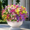 Set da 6 fiori artificiali da esterno resistenti ai raggi Anteprima dell’immagine prodotto 5