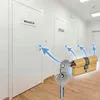 Set di 5 serrature a cilindro 30/30 per sistema a chiave Anteprima dell’immagine prodotto 5