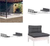 vidaXL 7 tlg. Garten Lounge Set mit Anthrazit Kissen Produktbild-Vorschau 1