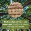 TIMBERMIK Półpalisada Drewniana ½ Ø7 cm 8 szt. 160 cm Podgląd zdjęcia produktu 3