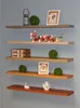 Wandregal 120 cm, MDF, 3D -Dekor natürliche Buche, gepackt Produktbild-Vorschau 4