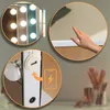 Collage of close-up shots showing features of a makeup mirror. Podgląd zdjęcia produktu