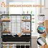 Gabbia per criceti PawHut con tubi, ruota, casetta, Anteprima dell’immagine prodotto 5