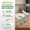4er Set Tischtuchklammern transparent - Robuste Produktbild-Vorschau 3