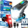 NEXTCOVER Fahrradlicht Set USB aufladbar Fahrradlampe Produktbild-Vorschau 1