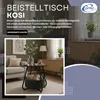Couchtisch KOSI Schwarz aus Metall Ø 45 x 45 cm mit Produktbild-Vorschau 2
