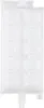 A white, plastic ice cube tray with multiple compartments. Produktbild-Vorschau