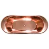 A top-down view of a copper bathtub. Podgląd zdjęcia produktu
