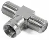 2x F-Stecker auf 2x F-Kupplungen Verbinder Adapter Koax- Produktbild-Vorschau 2