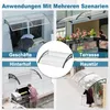 XINZI Wodoodporny daszek nad drzwi wejściowe, daszek Podgląd zdjęcia produktu 8