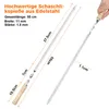 Lot de 10 brochettes en acier inoxydable, 55 cm, brochettes Voir les images du produit 2