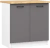 Armoire de cuisine OLIWIA S80 3S Blanc Brillant avec 3 Voir les images du produit 10