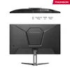 Top view of a monitor showing ports and rear view of the monitor. Produktbild-Vorschau