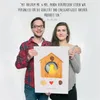 Mr. & Mrs. Panda Bild Vogelhaus Home DIN A2 - Grau Pastell Produktbild-Vorschau 4