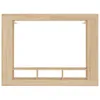 vidaXL Armoire TV Chêne Sonoma 152x22x113 cm Bois composite Voir les images du produit 4