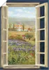 ARTland Poster Provence Fensterblick Größe: 70x100 cm Produktbild-Vorschau 1