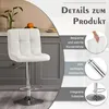 Sweetcrispy Tabouret de Bar, Lot de 2, Style Moderne Chaise Voir les images du produit 5