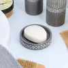 Portasapone Tendance in cemento grigio 10x10x2 cm Anteprima dell’immagine prodotto 2