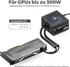 deleyCON 30cm PCIe 16pin (12+4pin) Stecker auf 2x8(6+2pin) Produktbild-Vorschau 3