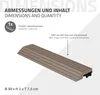 ML-Design WPC Abschlussleiste gerade Dunkelbraun für Produktbild-Vorschau 6