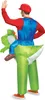 Aufblasbares Kostüm Mario auf Yoshi Nintendo® für Produktbild-Vorschau 2