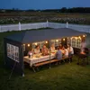 LZQ 3x9m Garten Partyzelt Pavillon Gartenzelt Festzelt Produktbild-Vorschau 11