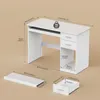 Bureau Mondeer avec 2 tiroirs et tablette coulissante pour Voir les images du produit 10
