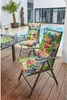 GO-DE Textil, Sesselauflage hoch, Blume/Blätter bunt, Produktbild-Vorschau 12