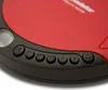 A close-up view of the buttons on a red and black portable CD player. Produktbild-Vorschau