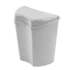 Abfalleimer grau, inkl. Halterung, (H/B/T) 30 x 27 x 16 cm, Produktbild-Vorschau 2