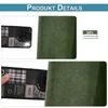 Chenille Vorhänge Grün 2er Set Blickdicht 98% - 510GSM Produktbild-Vorschau 13