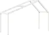 vidaXL Dach für Kinderbett Weiß 213x95,5x144,5 cm Produktbild-Vorschau 1