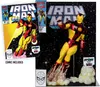 A collage featuring an Iron Man statue with a comic book cover. Produktbild-Vorschau