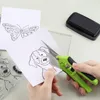 Federschere, ergonomisch, rostfreie Klingen, 16,5 cm, grün Productafbeelding-voorbeeld
