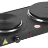 Deski Doppel Kochplatte 2 x 1000 Watt schwarz Kochfeld Produktbild-Vorschau 1