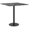 vidaXL Tischplatte Schwarz 40x40 cm 6 mm Hartglas in Produktbild-Vorschau 3