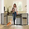 Skládací zábrana pro psy Comomy, 203 cm, výška 81,5 cm, Náhled obrázku produktu 2