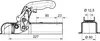 KNOTT Kugelkupplung K7.5-L, 750 kg, Vierkant 60 mm, Produktbild-Vorschau 2