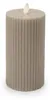 Relaxdays LED Kerzen 4er Set, HxD: 17,5x8 cm, flackernde Produktbild-Vorschau 7