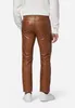 Herren Lederhose Lederjeans Ricano TRANT PANT - cognac / 33 Podgląd zdjęcia produktu 5