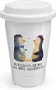 Mr. & Mrs. Panda Thermobecher Pinguin Pärchen - Weiß - Produktbild-Vorschau 1