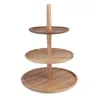 Olympia Etagere Akazie – 3-stufiger Holz-Stand für Kuchen & Produktbild-Vorschau 9