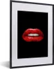 MuchoWow® MuchoWow® Gerahmtes Poster Lippen - Geld - Rot Produktbild-Vorschau 1
