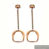 Misaki Damen Ohrring Ohrstecker rotgold VAGUES QCREVAGUES Produktbild-Vorschau 4