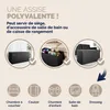 CASARIA® Pouf Salvaspazio 80x40x40cm Panca Poggiapiedi Anteprima dell’immagine prodotto 10