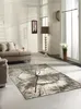 Kurzflorteppich Baumrille Baumstamm Modern Dicht Braun Rund Produktbild-Vorschau 1