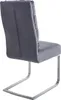 Design Freischwinger Stuhl COMFORT vintage grau Produktbild-Vorschau 6