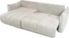 Ecksofa Schlafsofa ONTARIO in Stoff Poso Braun Ottomane Produktbild-Vorschau 3
