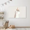 Leinwand Bilder 120x80 cm - Kinder Beige - Einhorn, Bilder Produktbild-Vorschau 5