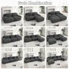 Modulares rahmenloses Ecksofa aus Cordstoff, ohne Montage, Produktbild-Vorschau 13